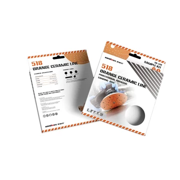 Sandwox 518 Kerámia Körpapír 150mm Multi-holes 12db  80-120-180-240-320-400  2 db/ szemcseméret