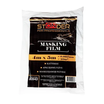STONDER Takarófólia HDPE 4x5m // 7mikr. 110g