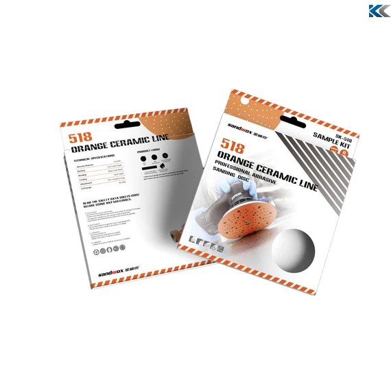 Sandwox 518 Kerámia Körpapír 150mm Multi-holes 12db  80-120-180-240-320-400  2 db/ szemcseméret
