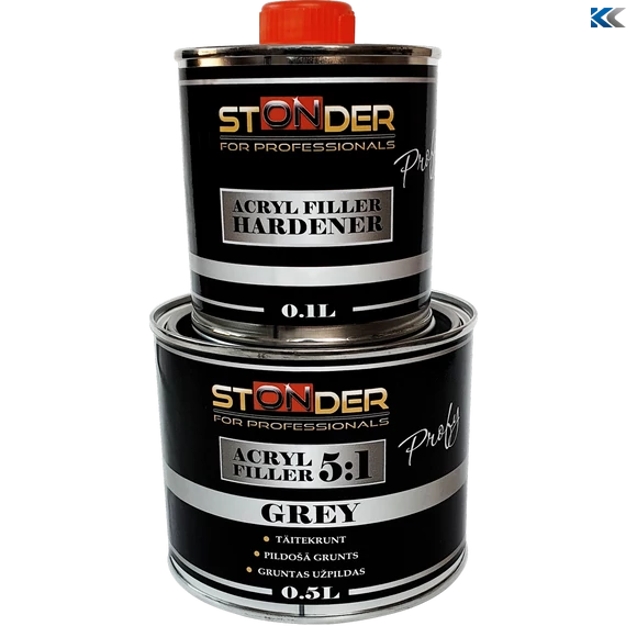 STONDER PROFY filler szett szürke  0,5L + 0,1L