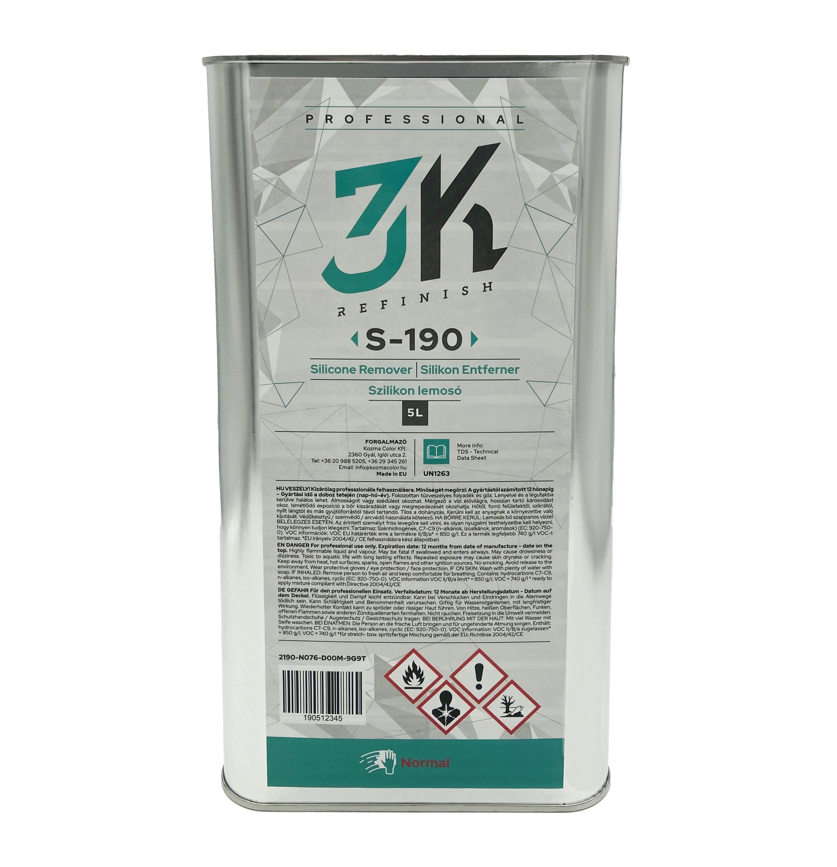 3K Szilikonlemosó /S-190/ 5L