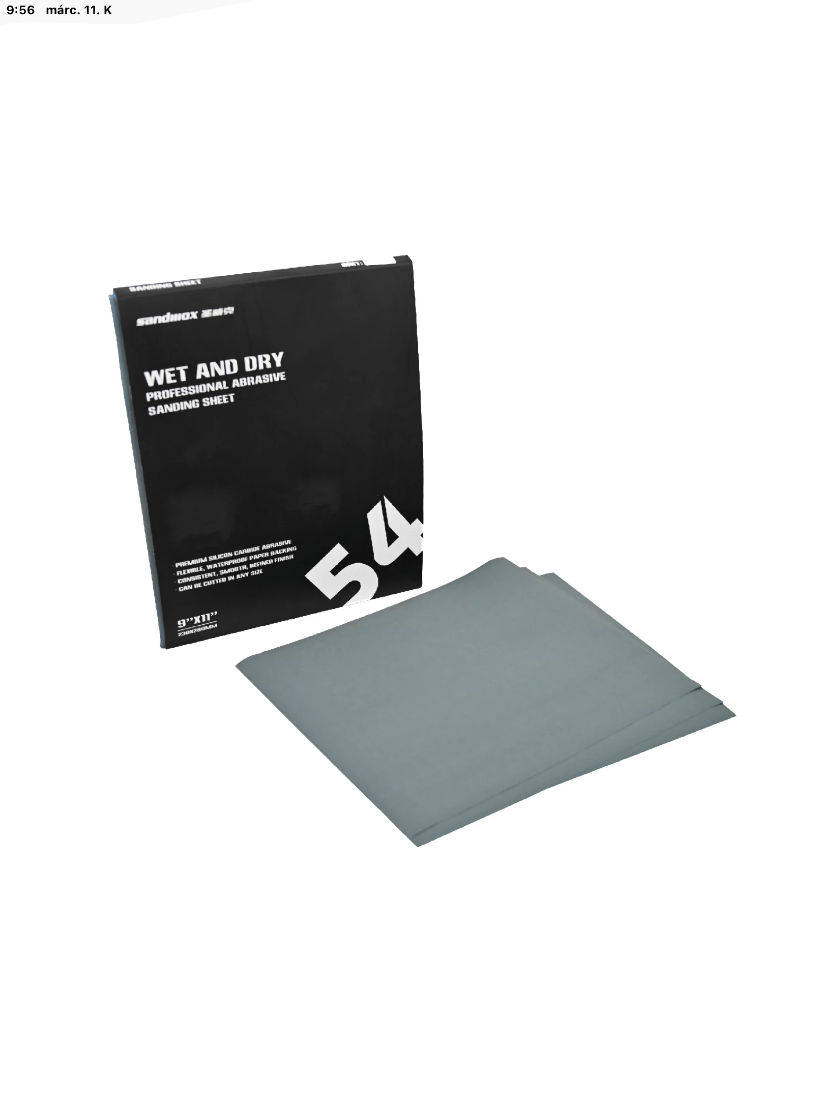 Sandwox Vízpapír 230x280mm  P320